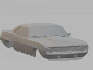 chevrolet camaro 1969 3D Print Model