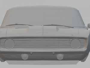 chevrolet camaro 1969 3D Baskı Modeli