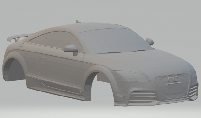 audi tt rs 2014 Modèles 3D en vedette .c4d .max .obj .3ds .fbx .stl .blend 