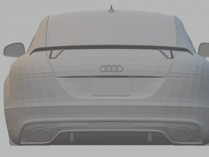 audi tt rs 2014 Modèles 3D en vedette
