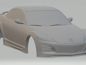 mazda rx8 2011 3D Print Model