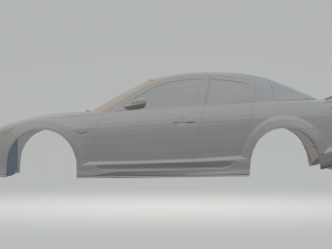 mazda rx8 2011 3D प्रिंट मॉडल