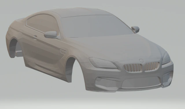 m6 2013 3D Print Model .c4d .max .obj .3ds .fbx .stl .blend 