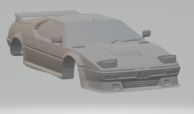 m1 procar 1980 Modèles 3D en vedette .c4d .max .obj .3ds .fbx .stl .blend 