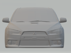 Mitisubishi lancer evo x 3D Print Model