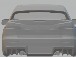 Mitisubishi lancer evo x 3D Print Model