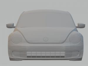 vw new beetle 2013 Model Cetak 3D