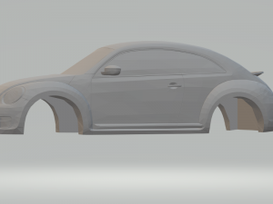vw new beetle 2013 Model Cetak 3D