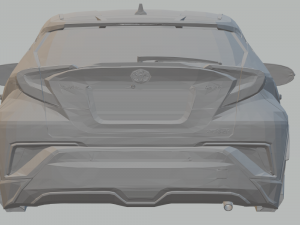 toyota c-hr 2017 3D Druckmodell