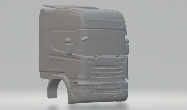 scania topline 3D Print Model .c4d .max .obj .3ds .fbx .stl .blend 