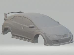 honda civic type r 2016 3D Print Model