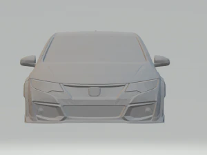 honda civic type r 2016 3D Print Model