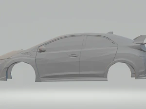 honda civic type r 2016 3D Print Model