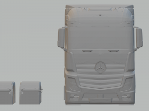mercedes actros mp4 3D Print Model