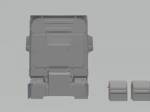 mercedes actros mp4 3D Print Model