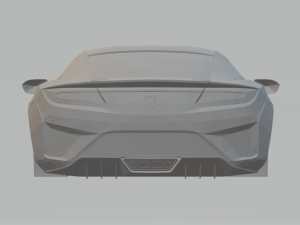 honda acura nsx 2016 Modello di stampa 3D