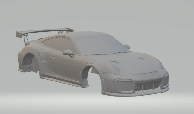 porsche 911 gt2rs 2017 3D Print Model .c4d .max .obj .3ds .fbx .stl .blend 