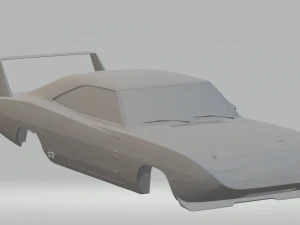 Dodge Charger Daytona 1970 Fast And Furious 6 Modello di stampa 3D