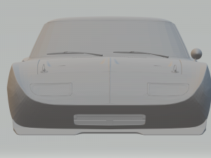 dodger charger daytona 1970 fast and furious 6 3Dプリントモデル