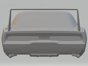 dodger charger daytona 1970 fast and furious 6 3Dプリントモデル