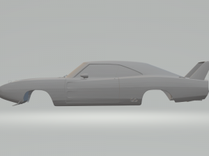 dodger charger daytona 1970 fast and furious 6 3Dプリントモデル