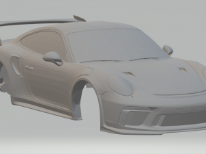 porsche 911 gt3rs 2018 3D 프린트 모델