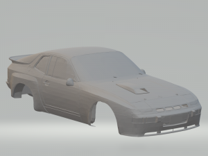 porsche 924 gts 1981 3D 프린트 모델
