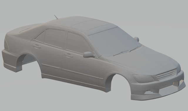 toyota altezza 2004 Modello di stampa 3D .c4d .max .obj .3ds .fbx .stl .blend 