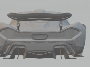 mclaren p1 2014 3Dプリントモデル