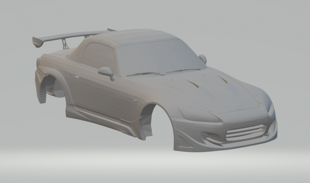 honda s2000 fast and furious 3D प्रिंट मॉडल .c4d .max .obj .3ds .fbx .stl .blend 