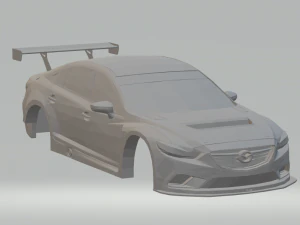 mazda 6 race car 3D Print Model