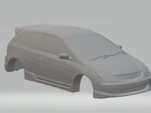 honda civic type r 3D Print Model