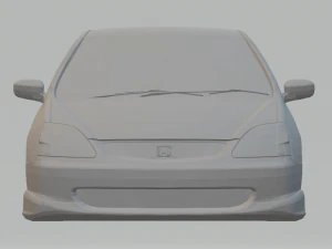 honda civic type r 3D Print Model