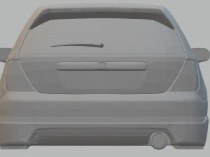 honda civic type r 3D Print Model