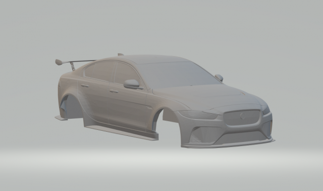 jaguar xesv project 8 Modelo de Impressão 3D .c4d .max .obj .3ds .fbx .stl .blend 