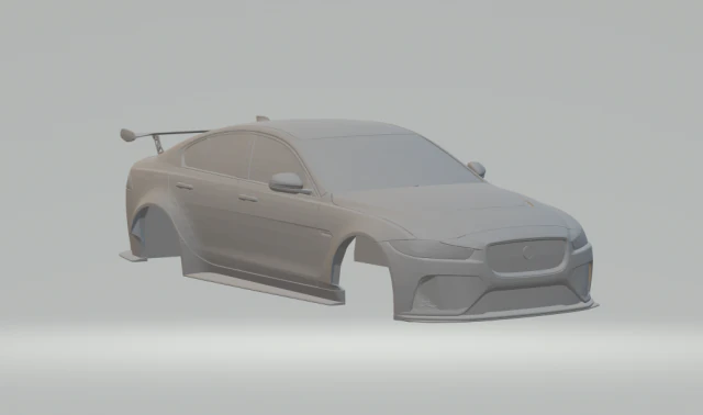 jaguar xesv project 8 3D Print Model .c4d .max .obj .3ds .fbx .stl .blend 