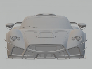 mazzanti evantra millecavalli 2019 Model Cetak 3D