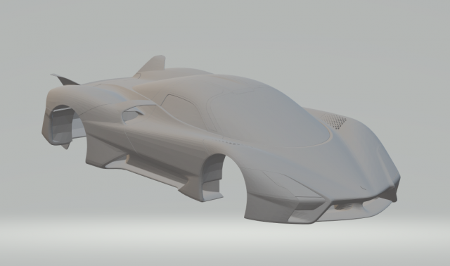 ssc tuatara 3D Принт Модель .c4d .max .obj .3ds .fbx .stl .blend 