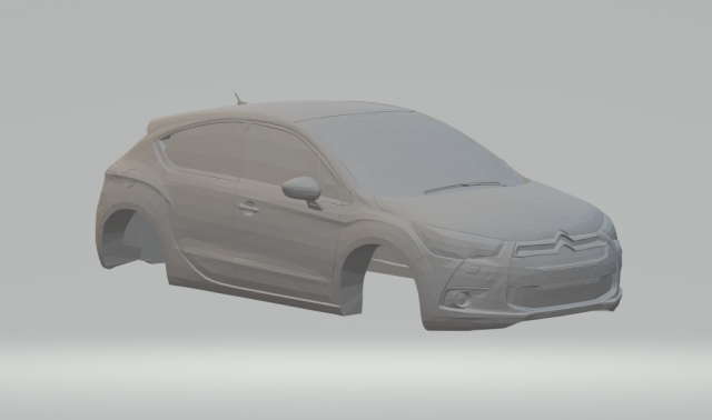 citroen ds4 3D Print Model .c4d .max .obj .3ds .fbx .stl .blend