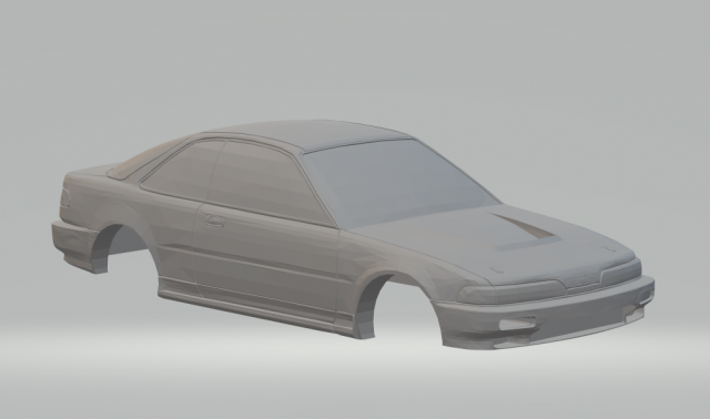 honda acura integra 89 3D-Druckmodell .c4d .max .obj .3ds .fbx .stl .blend 