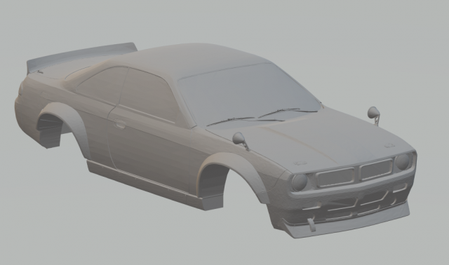 nissan silvia s14 custom 3D 프린트 모델 .c4d .max .obj .3ds .fbx .stl .blend 