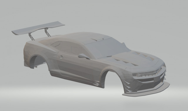 camaro gt race car 3D Print Model .c4d .max .obj .3ds .fbx .stl .blend 