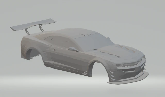 camaro gt race car 3D Print Model .c4d .max .obj .3ds .fbx .stl .blend
