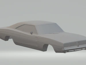 dodge charger 68 3D Print Model