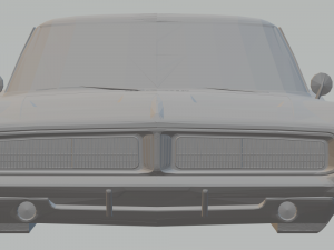 dodge charger 68 3D Принт Модель