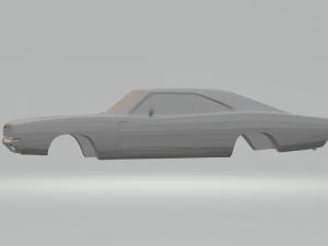 dodge charger 68 3D Принт Модель