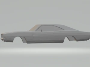 dodge charger 68 3D Print Model