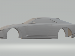 nissan gtr 50 Modèles 3D en vedette