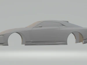 nissan gtr 50 3D Print Model