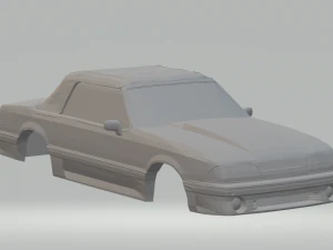 Mustang gt 87 кабріолет 3D Принт Модель